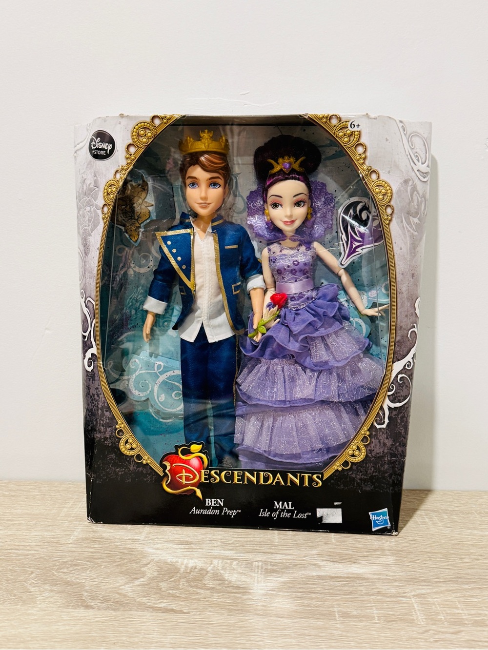 Disney Descendants Ben Auradon Prep & Mal Isle of the Lost 2-Pack Dolls NIB New